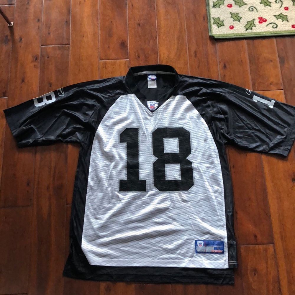 Retro Reebok Randy Moss #18 LA Raiders Jersey
